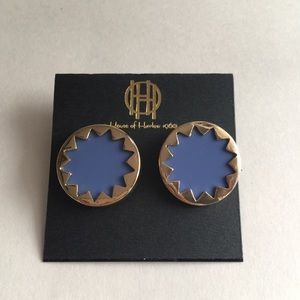 House of Harlow Light Blue Stardust Earrings